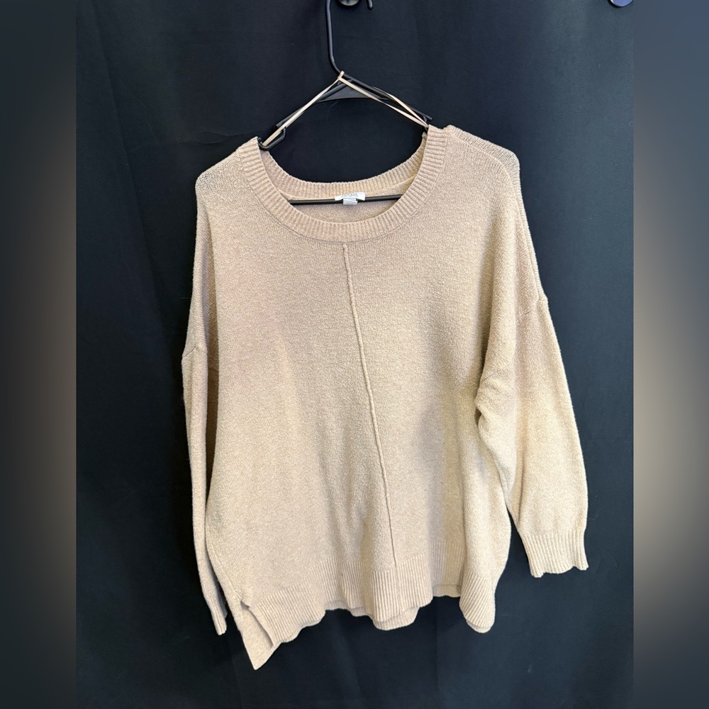 a.n.a Women's Cream Crew Neck Sweater